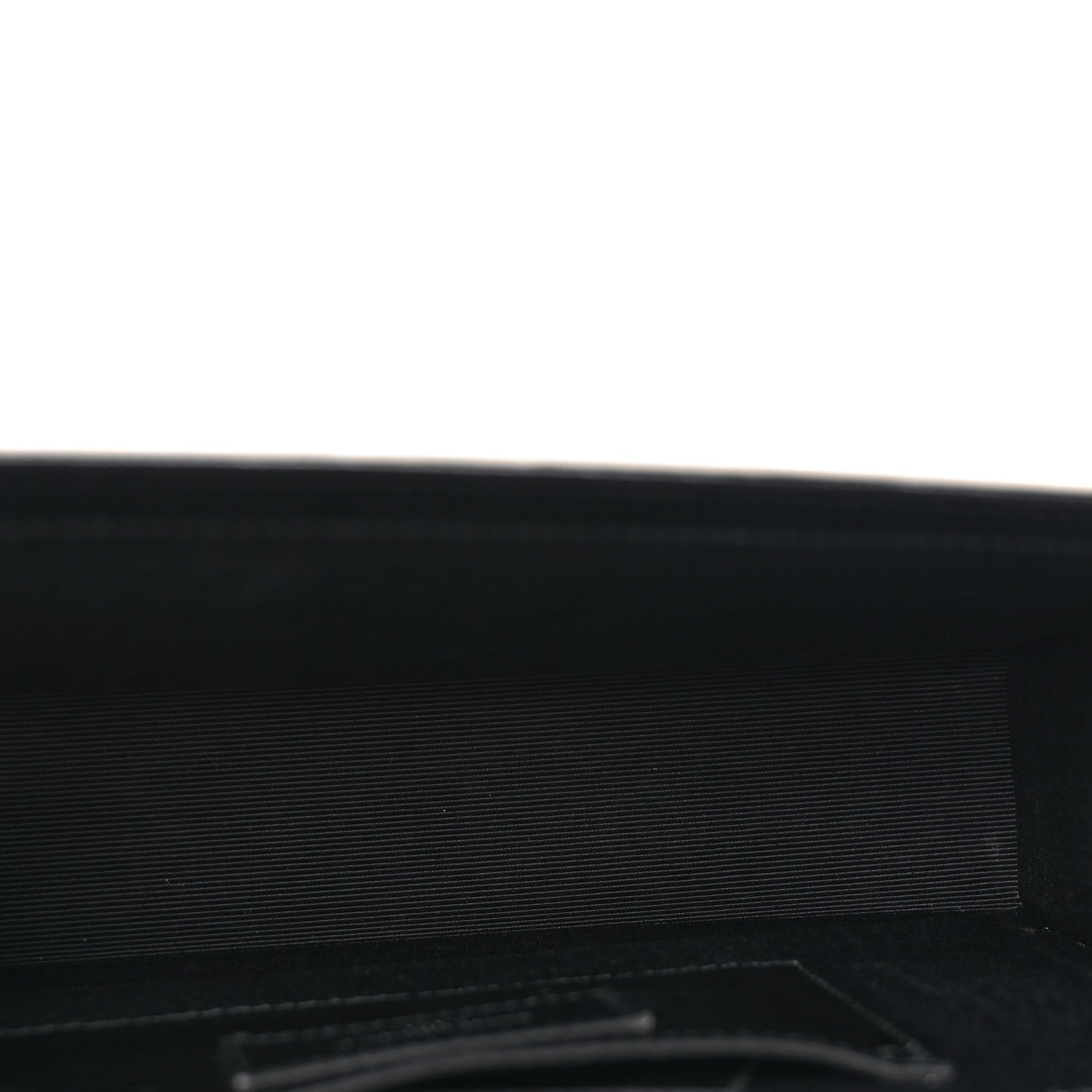 Saint Laurent Grain De Poudre Medium Classic Monogram Kate Satchel Black White 5 of 13