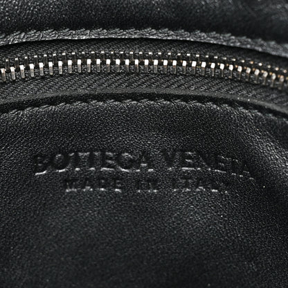 Bottega Veneta Lambskin Maxi Intrecciato Cassette Messenger Black 6 of 8