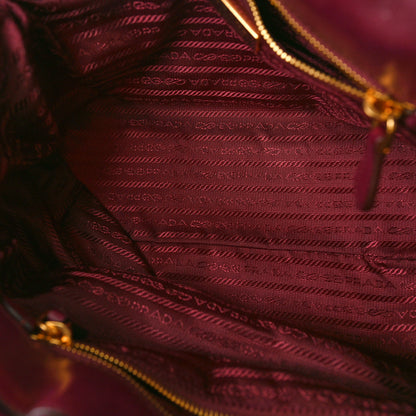 Prada Tessuto Nylon Origami Pleated Tote Barolo 5 of 9