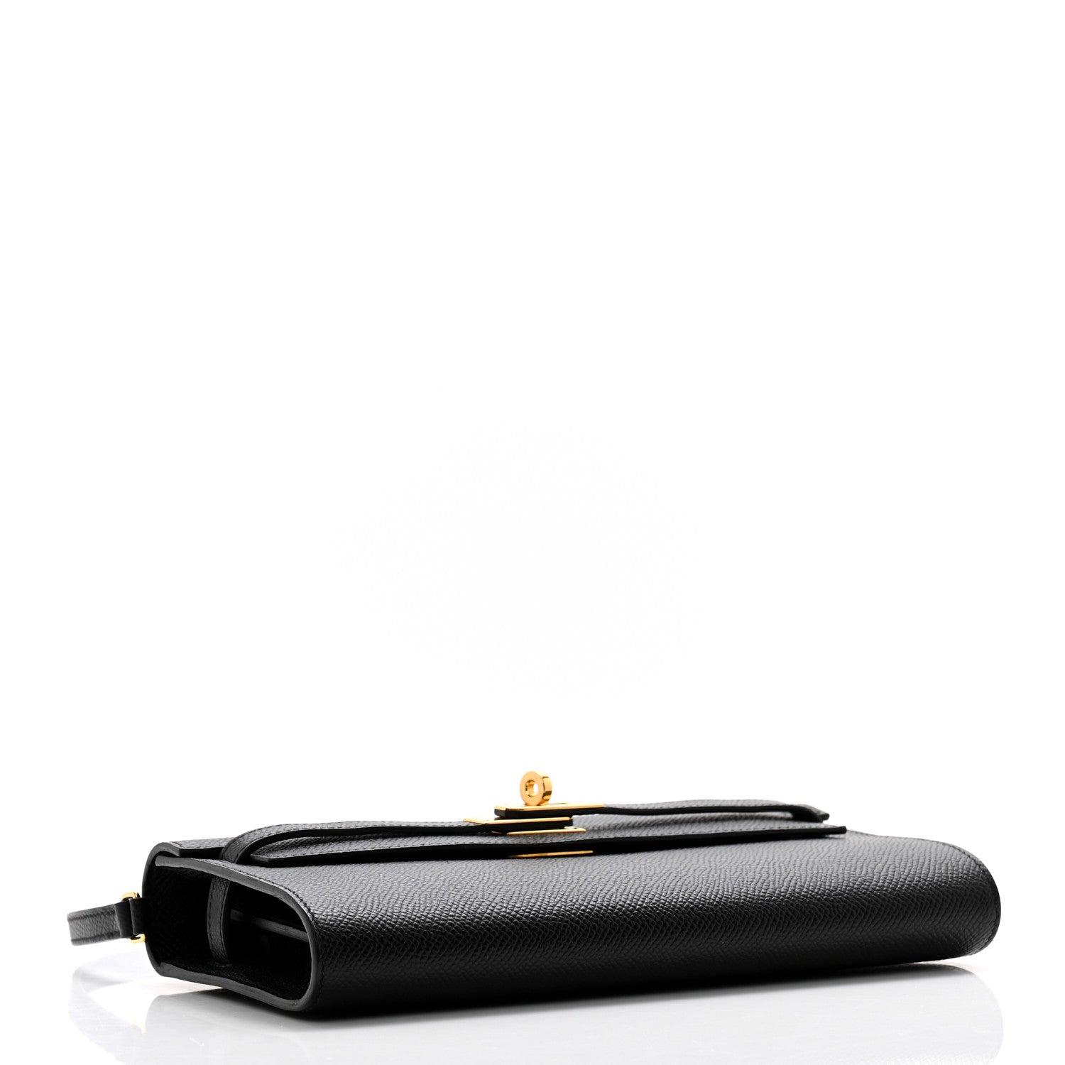 Hermes Epsom Kelly Wallet To Go Black 4 of 15