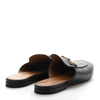 Gucci Calfskin Womens Princetown Slippers 37 Black 4 of 12