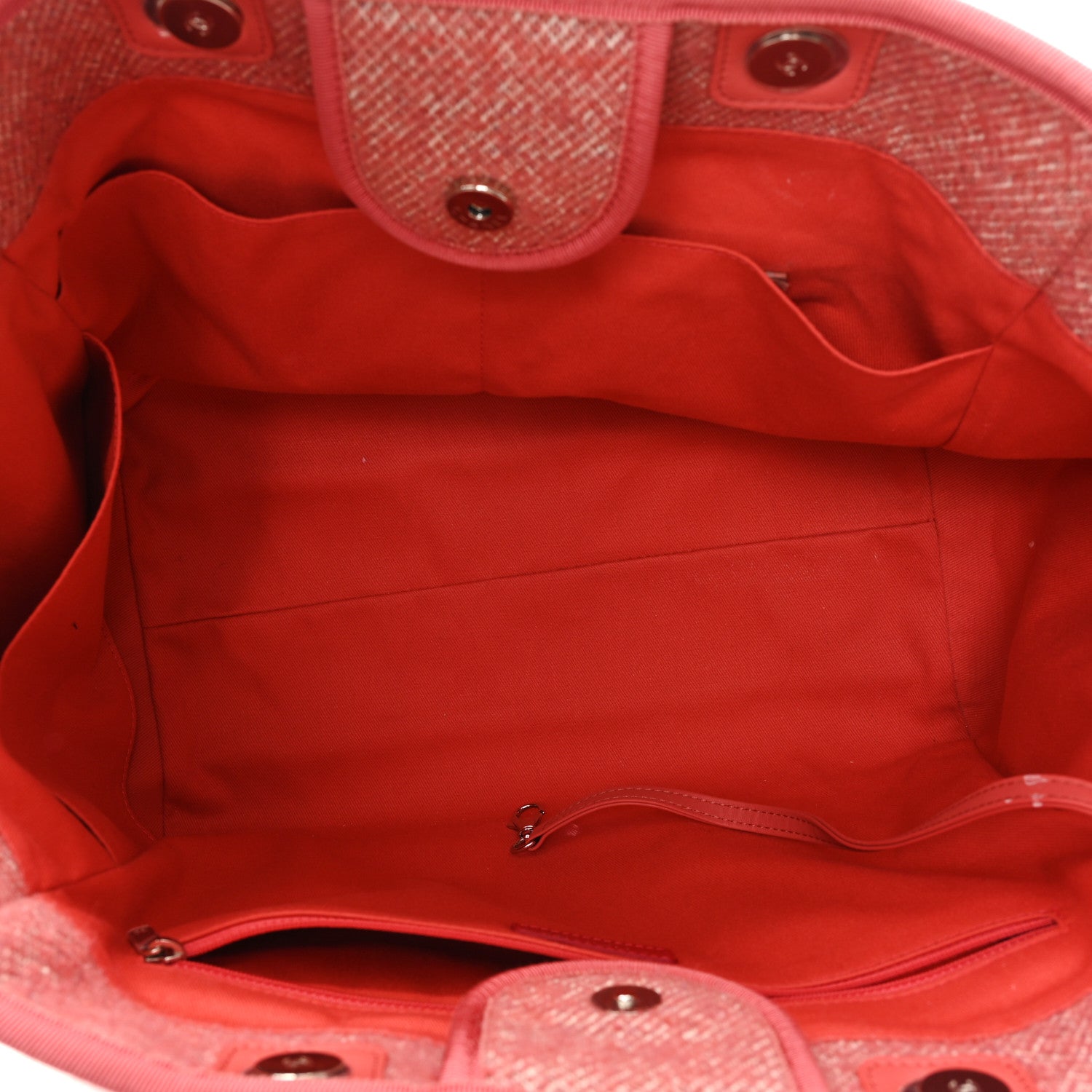 Chanel Mixed Fibers Calfskin Medium Deauville Tote Pink 5 of 12