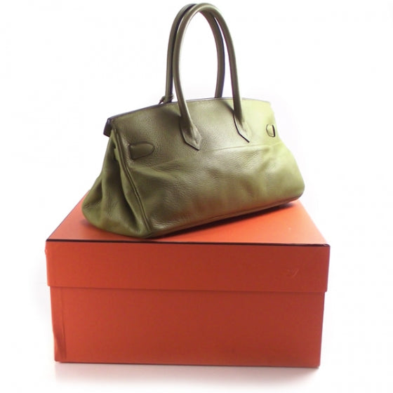 Taurillon Clemence JPG Birkin 42 Chartreuse