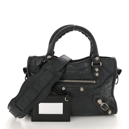 Balenciaga Agneau Giant 12 Silver Hardware Mini City Black 3 of 18