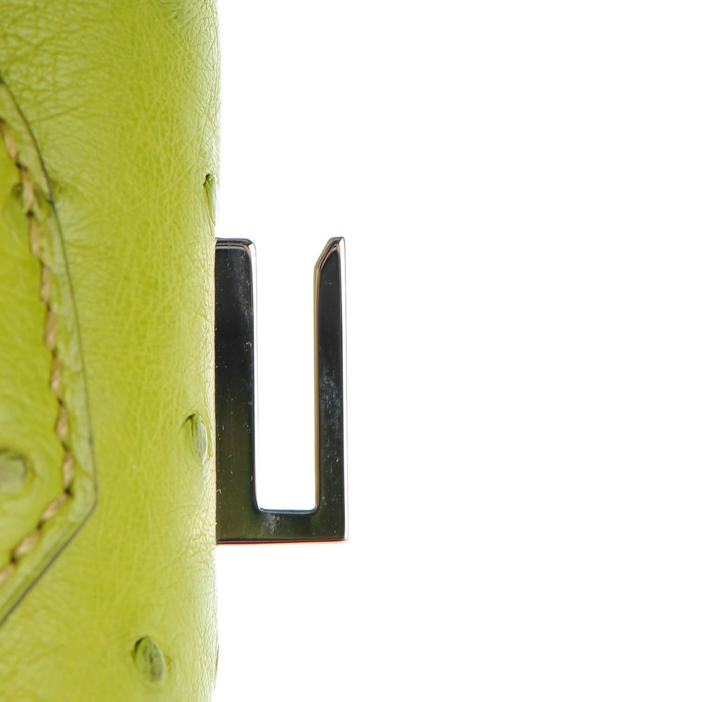 Ostrich Birkin 30 Vert Anis