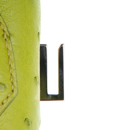 Hermes Ostrich Birkin 30 Vert Anis 15 of 25
