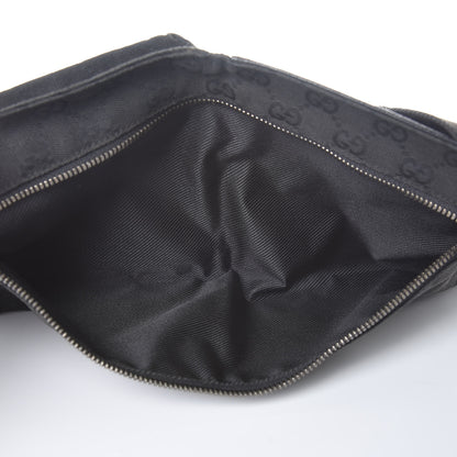 Gucci GG Monogram Double Pocket Belt Bag Black 5 of 10