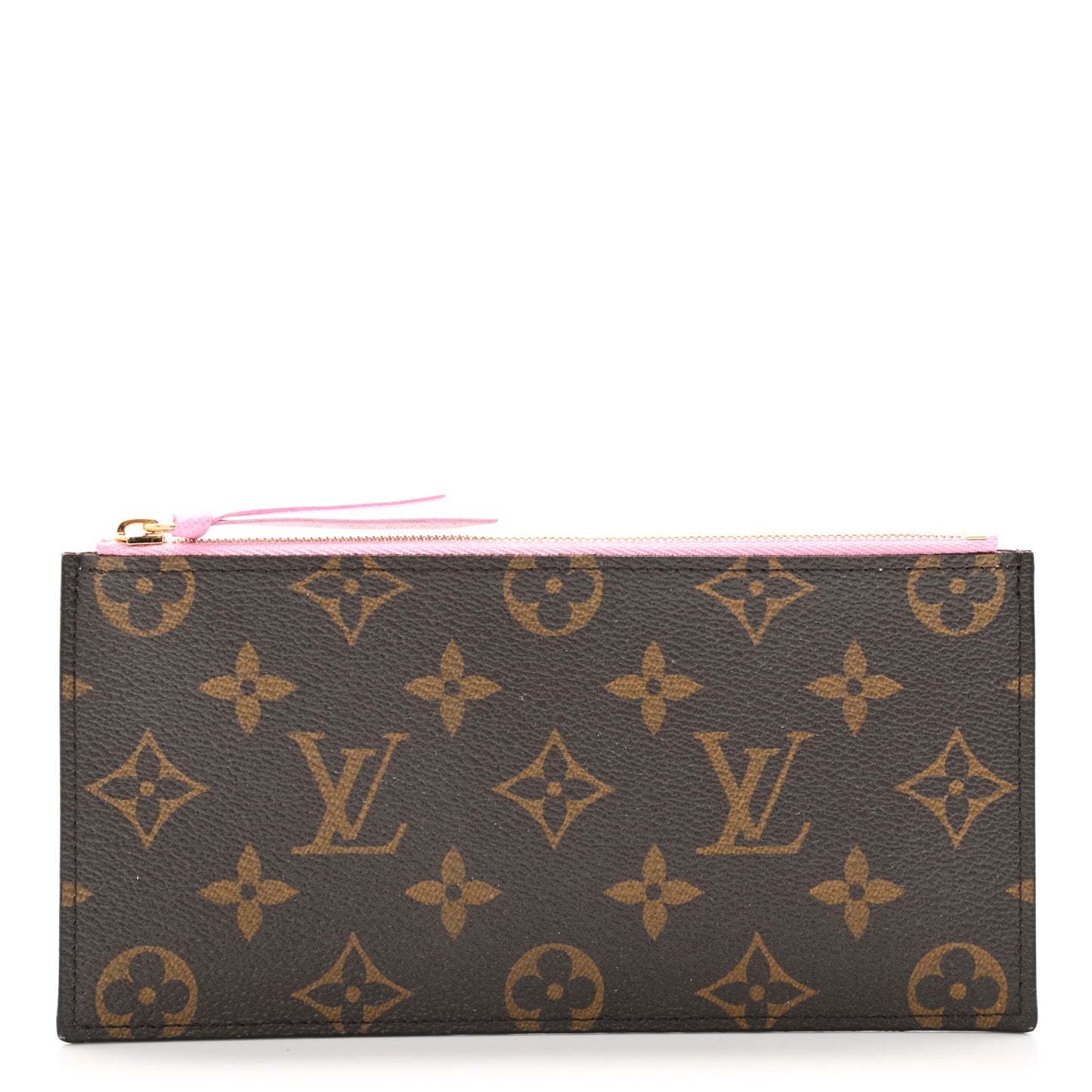 Monogram Felicie Chain Wallet Zippered Insert Pink