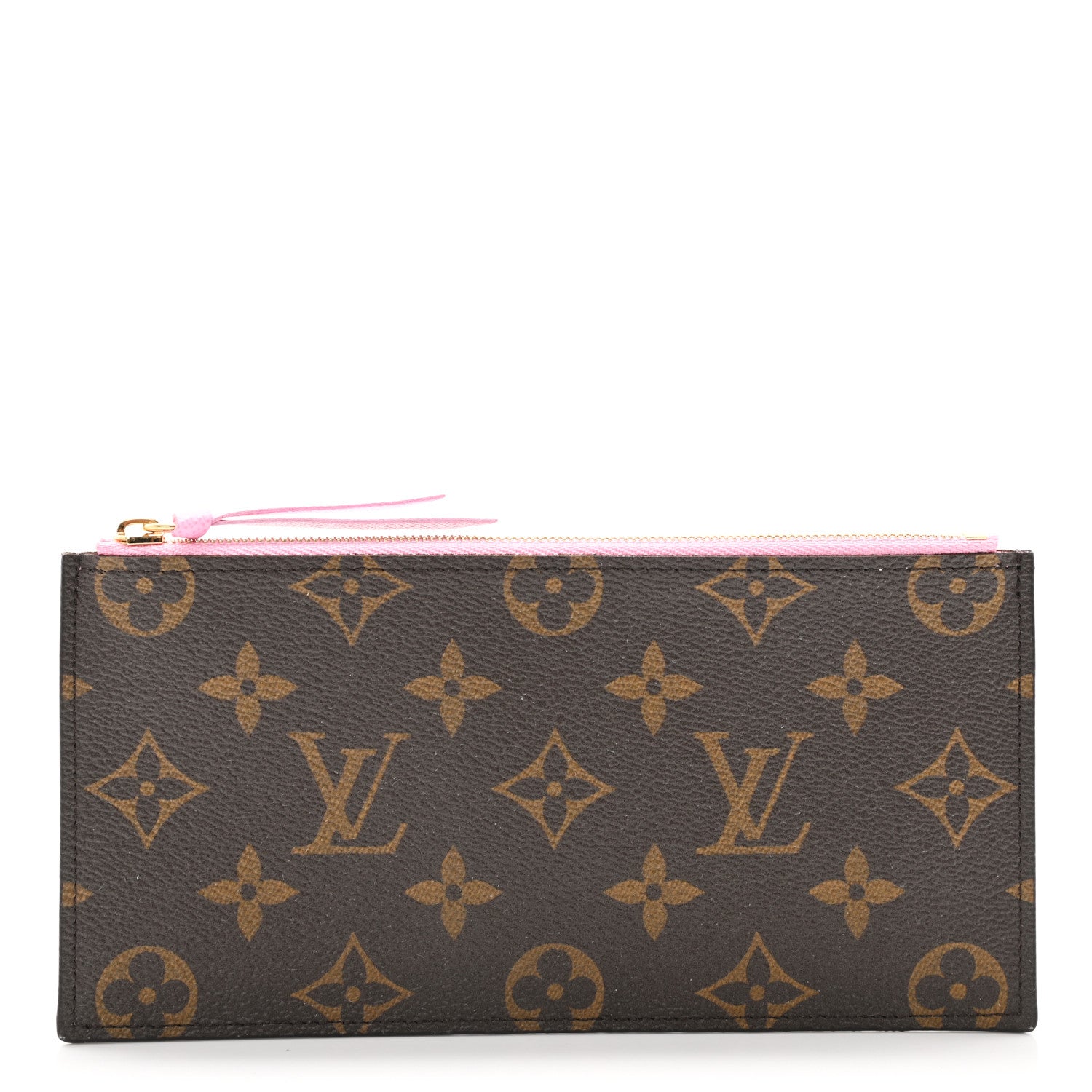 Louis Vuitton Monogram Felicie Chain Wallet Zippered Insert Pink 1 of 6