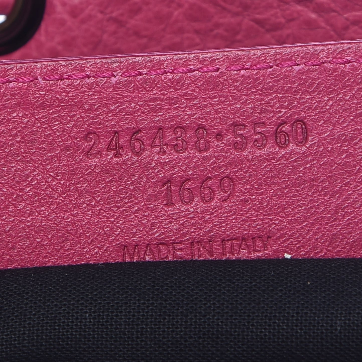 Agneau Classic Hardware Mini Pompon Cyclamen Fucsia