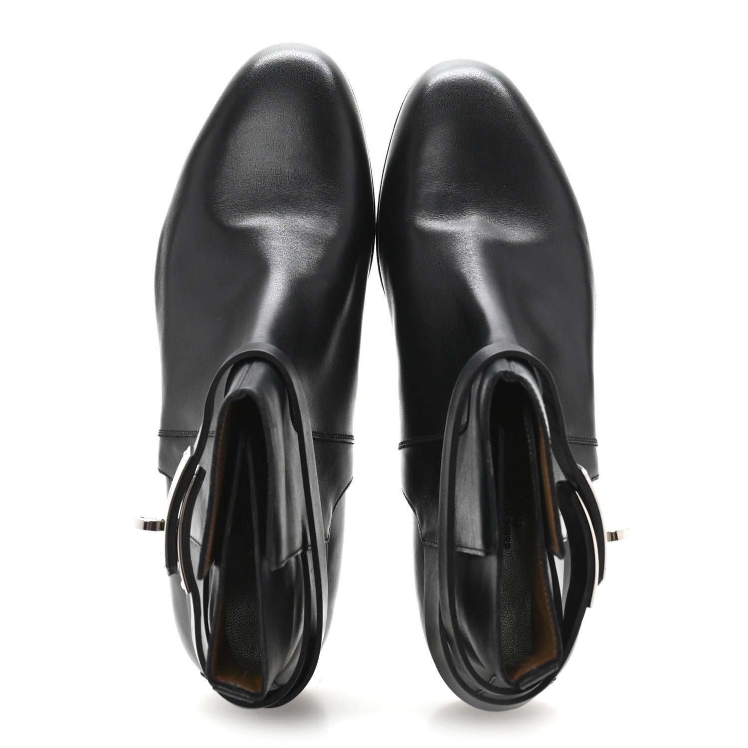 Hermes Calfskin Neo Low Boots 38 Black 2 of 11
