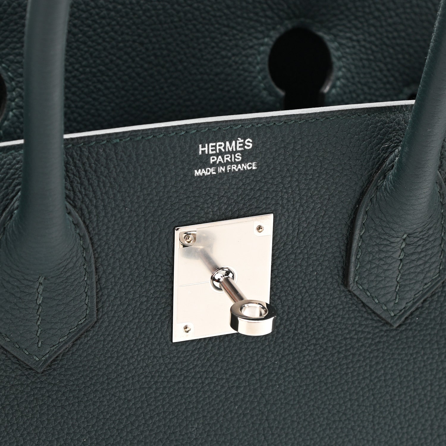 Hermes Togo Birkin 30 Vert Cypress 6 of 11