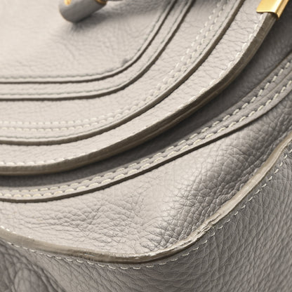 Chloe Calfskin Small Marcie Satchel Cashmere Grey 8 of 9