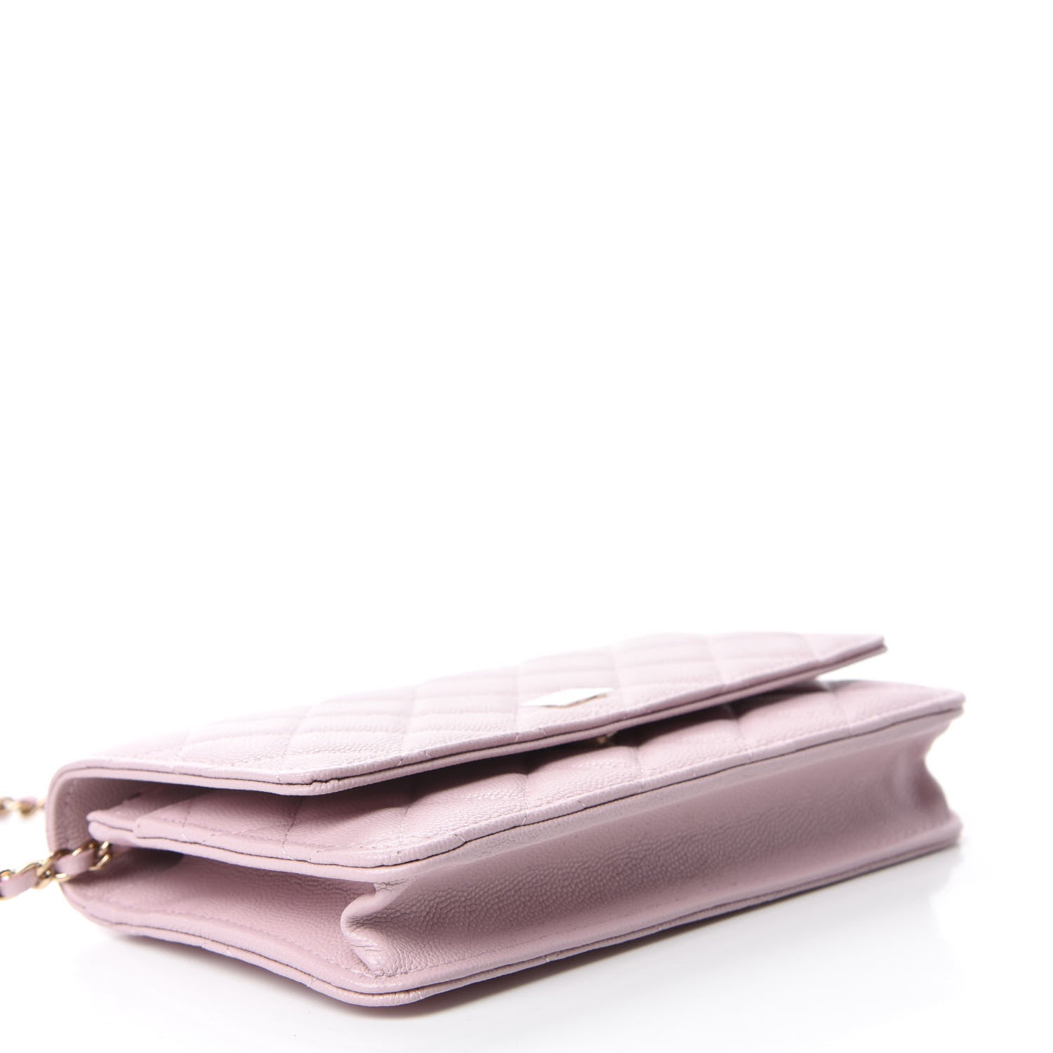 Chanel Caviar Quilted Wallet On Chain WOC Light Pink 4 of 12