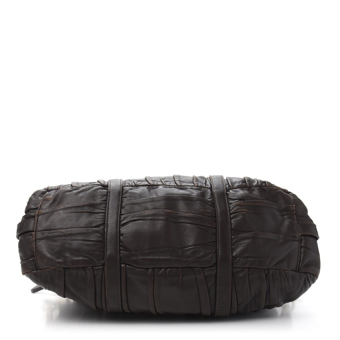 Nappa Gaufre Shopping Satchel Caffe