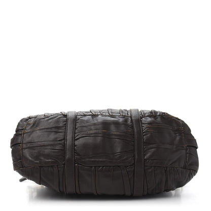 Prada Nappa Gaufre Shopping Satchel Caffe 5 of 18