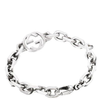 Gucci Sterling Silver Interlocking G Link Bracelet 2 of 6