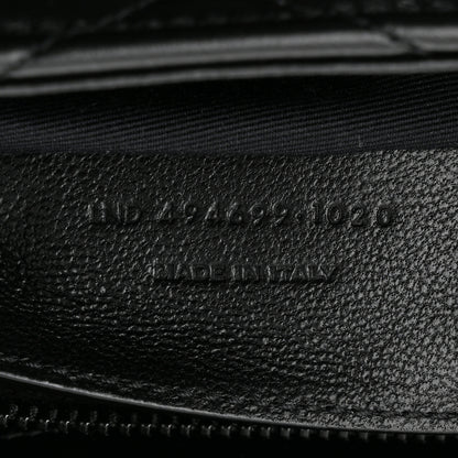 Saint Laurent Calfskin Y Quilted Monogram Monochrome Small Loulou Chain Satchel Black 7 of 10
