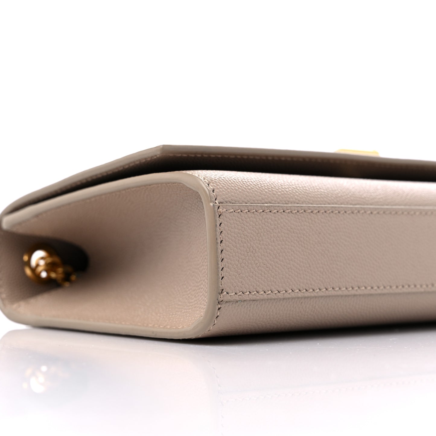 Grain De Poudre Small Monogram Kate Satchel Dark Beige