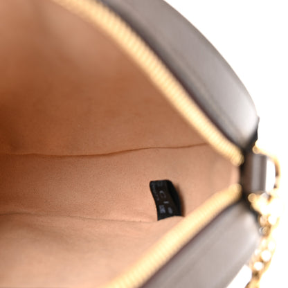 Gucci GG Supreme Monogram Web Mini Ophidia Round Shoulder Bag Brown 5 of 12