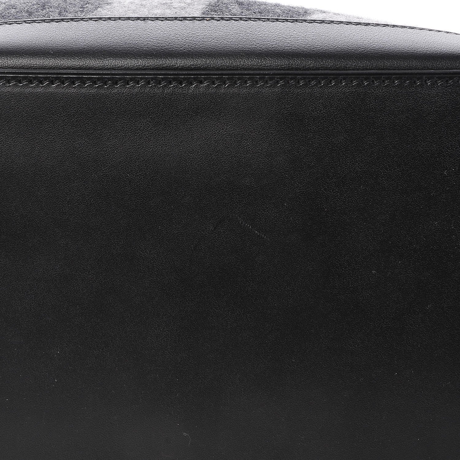 Hermes Felt Vache Hunter Swift Col Roule 25 Graphite Gris Moyen Black 7 of 7