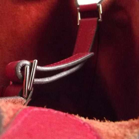 Hermes Taurillon Clemence Picotin PM Rouge Garance 8 of 9