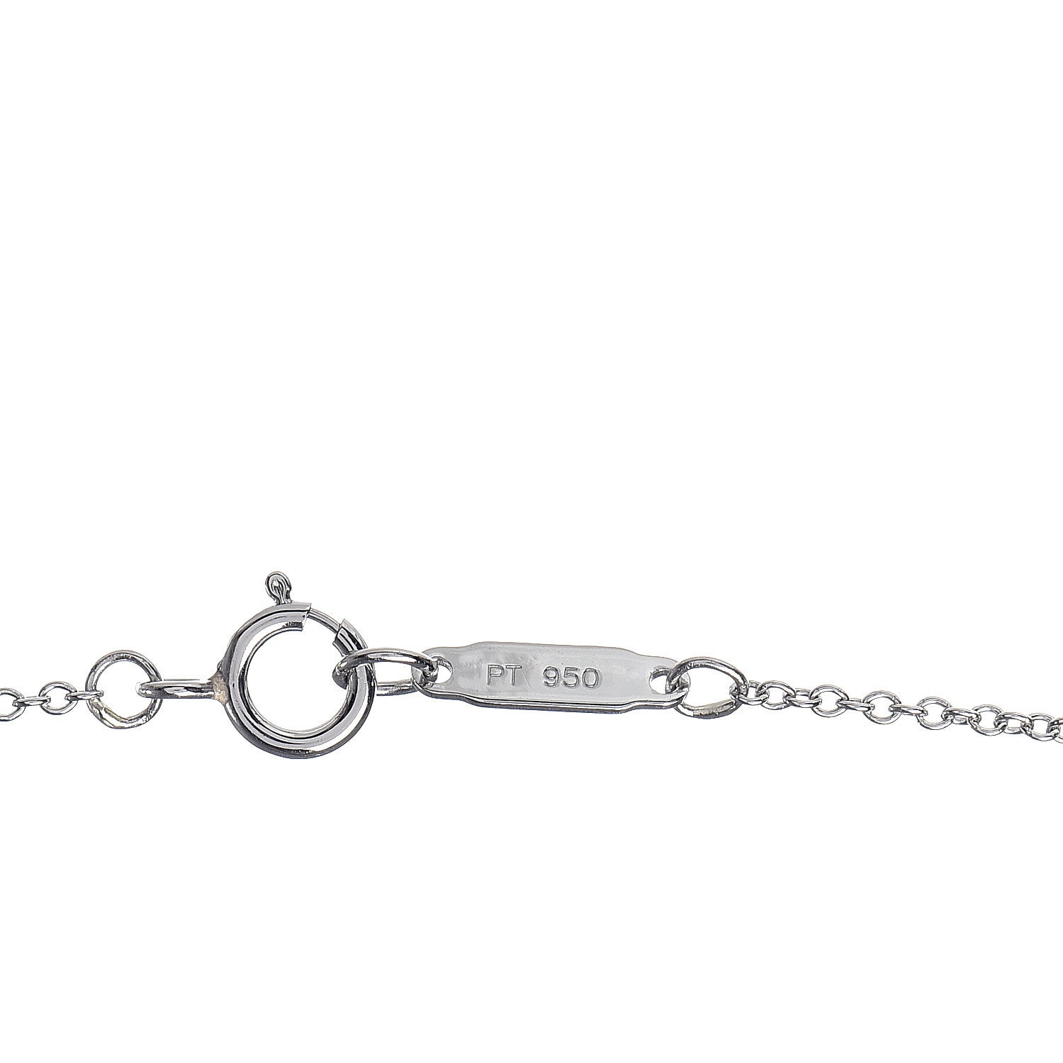 Tiffany Platinum Diamond Large Metro Heart Pendant Necklace 6 of 6
