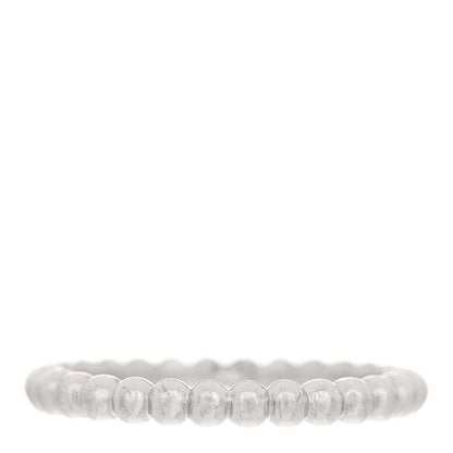 Van Cleef & Arpels 18K White Gold Medium Perlee Ring 65 11 3 of 6