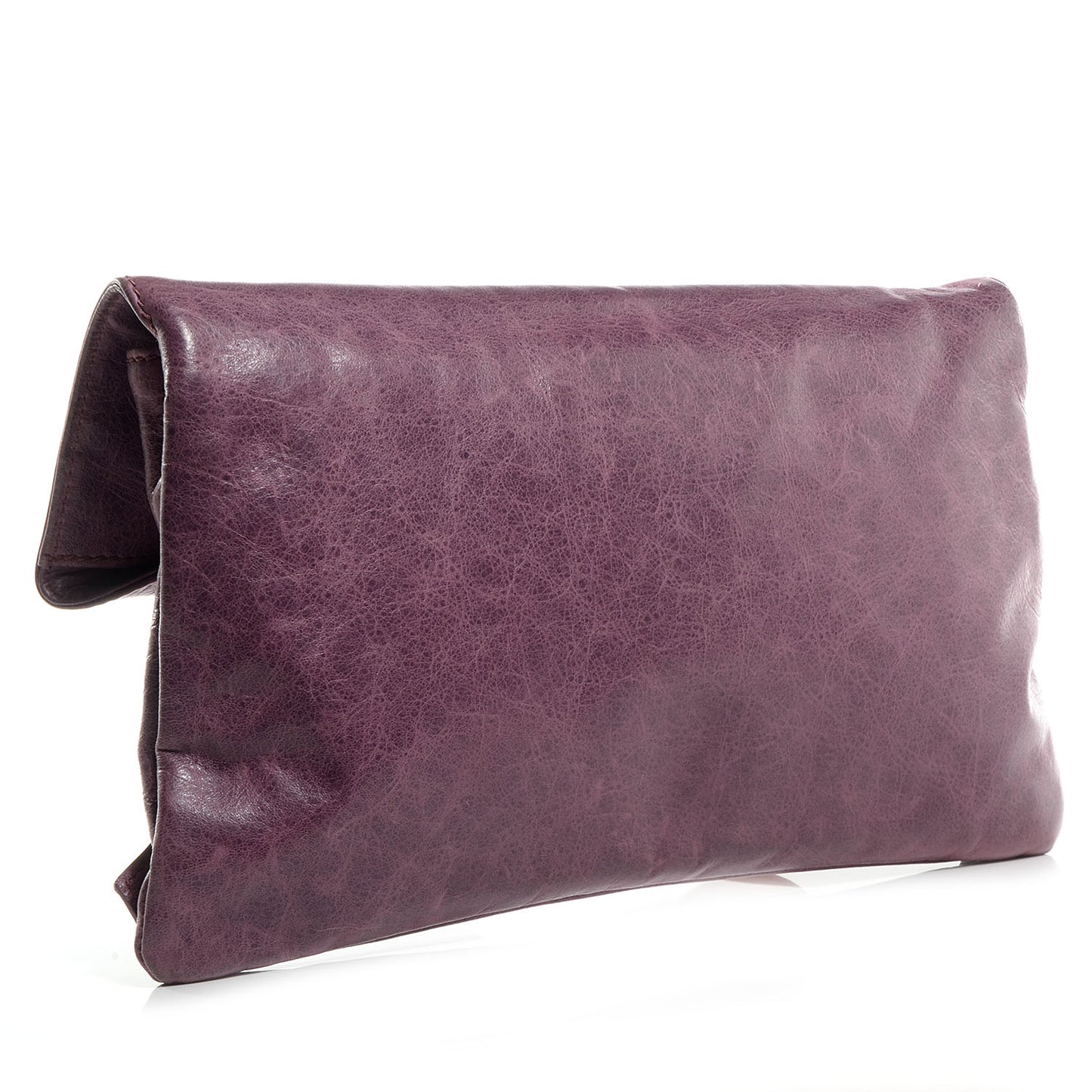 Agneau Giant 21 Silver Hardware Envelope Clutch Murier