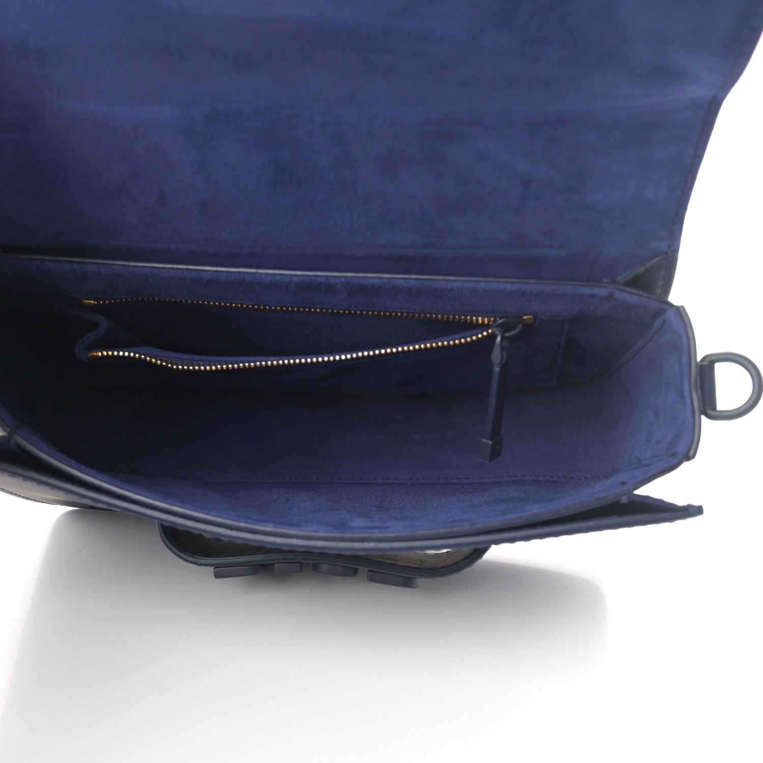 Christian Dior Ultra Matte Calfskin Dio(r)evolution Flap Bag Navy 5 of 13