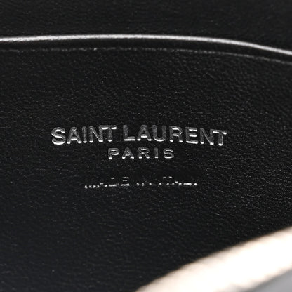 Saint Laurent Grain De Poudre Matelasse Monogram Mini Lou Camera Bag Black 5 of 8