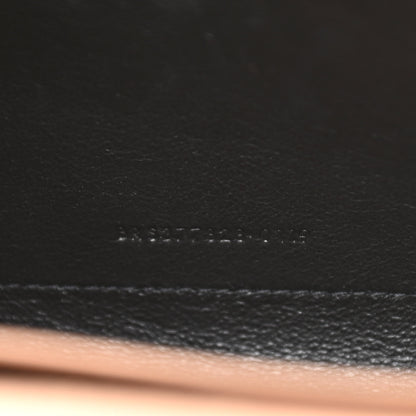 Saint Laurent Grain De Poudre Matelasse Chevron Monogram Chain Wallet Cork 7 of 10