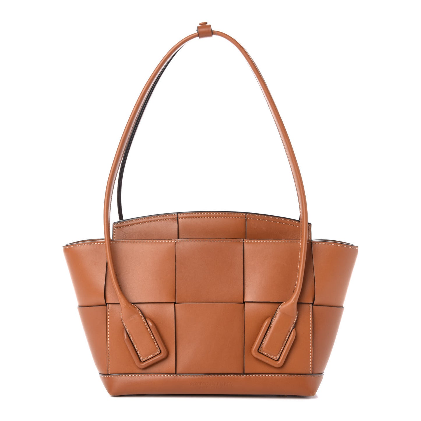 French Calfskin Maxi Intrecciato Arco 33 Wood