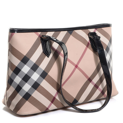 Burberry Supernova Check Regent Tote Black 3 of 9