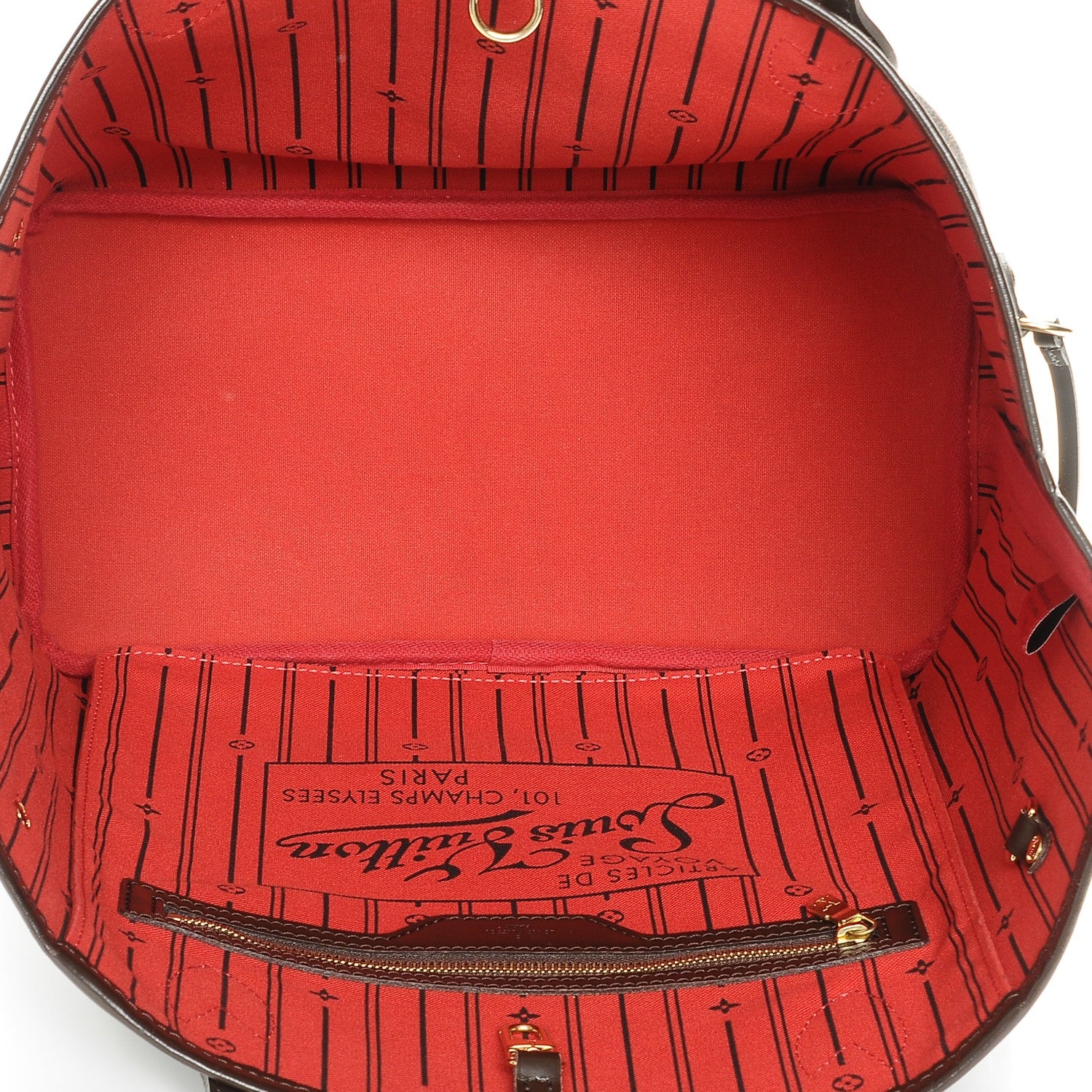Louis Vuitton Damier Ebene Neverfull MM 5 of 7