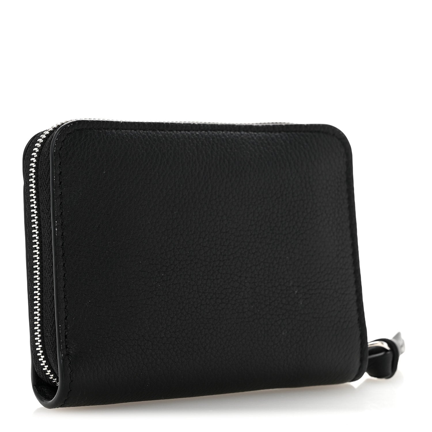 Louis Vuitton Calfskin Lockme Zippy Coin Purse Black 3 of 8