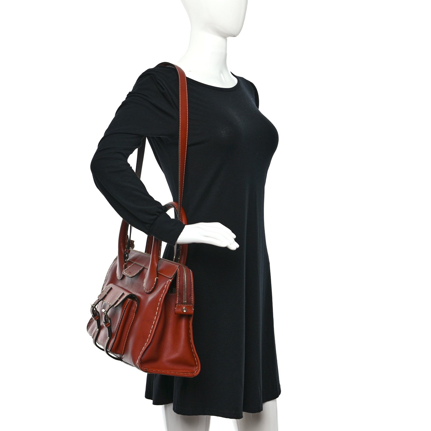 Chloe Buffalo Medium Edith Sepia Brown 2 of 9