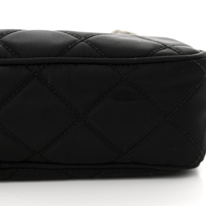 Prada Nylon Tessuto Impuntu Quilted Bandoliera Crossbody Bag Black 11 of 13