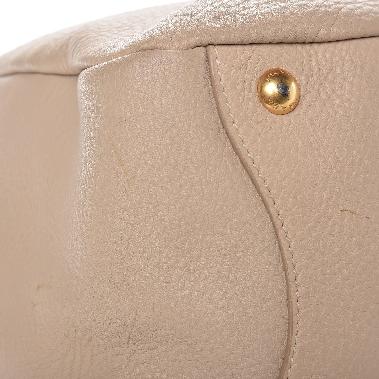 Prada Vitello Daino Side Pocket Hobo Sabbia 10 of 17