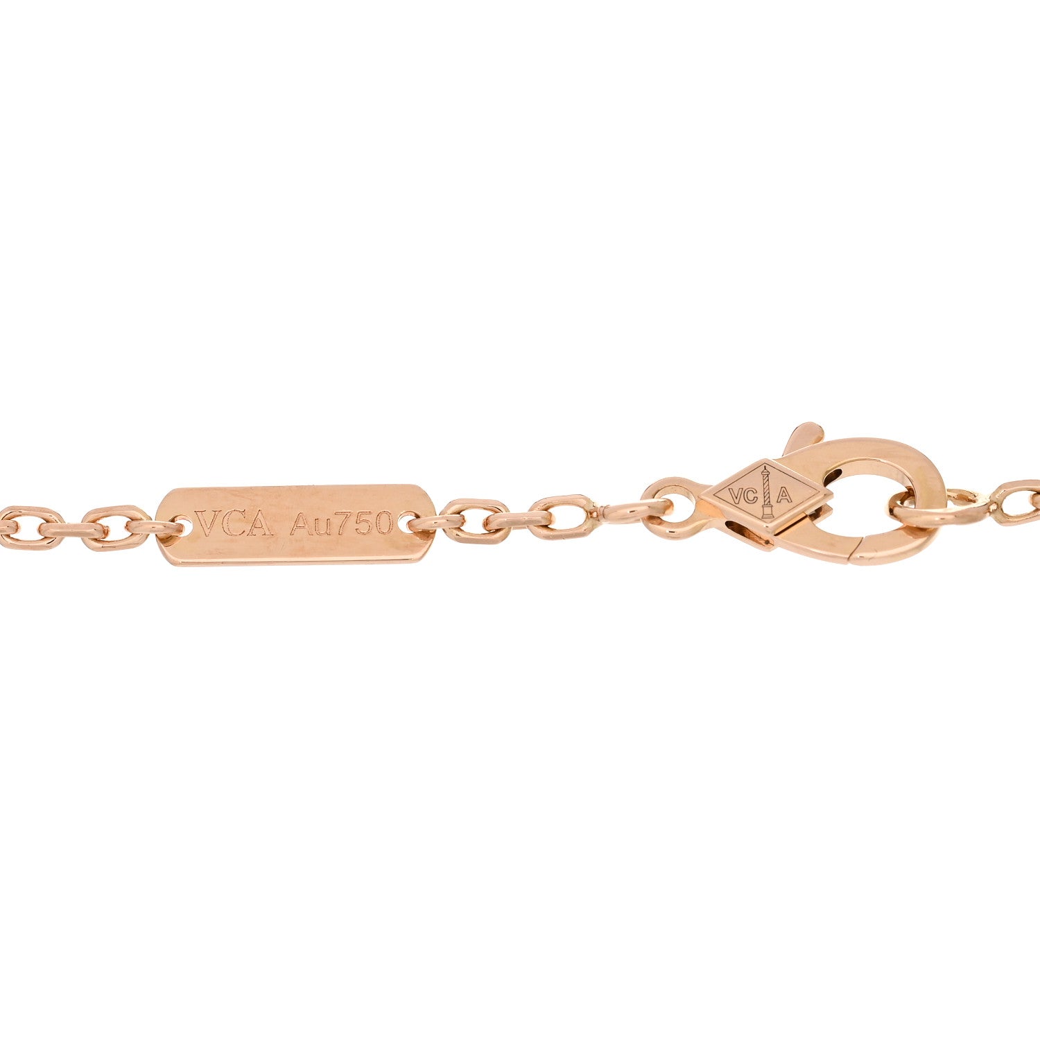 Van Cleef & Arpels 18K Rose Gold Carnelian Onyx Lucky Spring Closed Wing Ladybug Bracelet 3 of 3