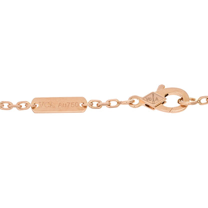 Van Cleef & Arpels 18K Rose Gold Carnelian Onyx Lucky Spring Closed Wing Ladybug Bracelet 3 of 3