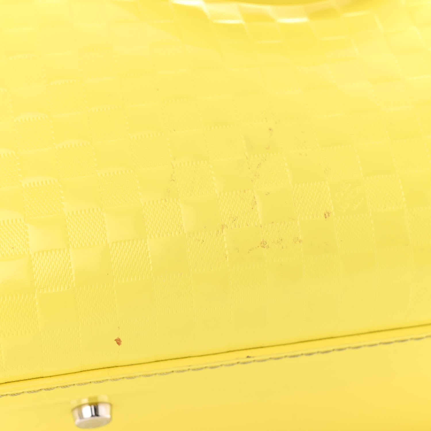 Louis Vuitton Damier Facette Speedy Cube PM Yellow 11 of 15