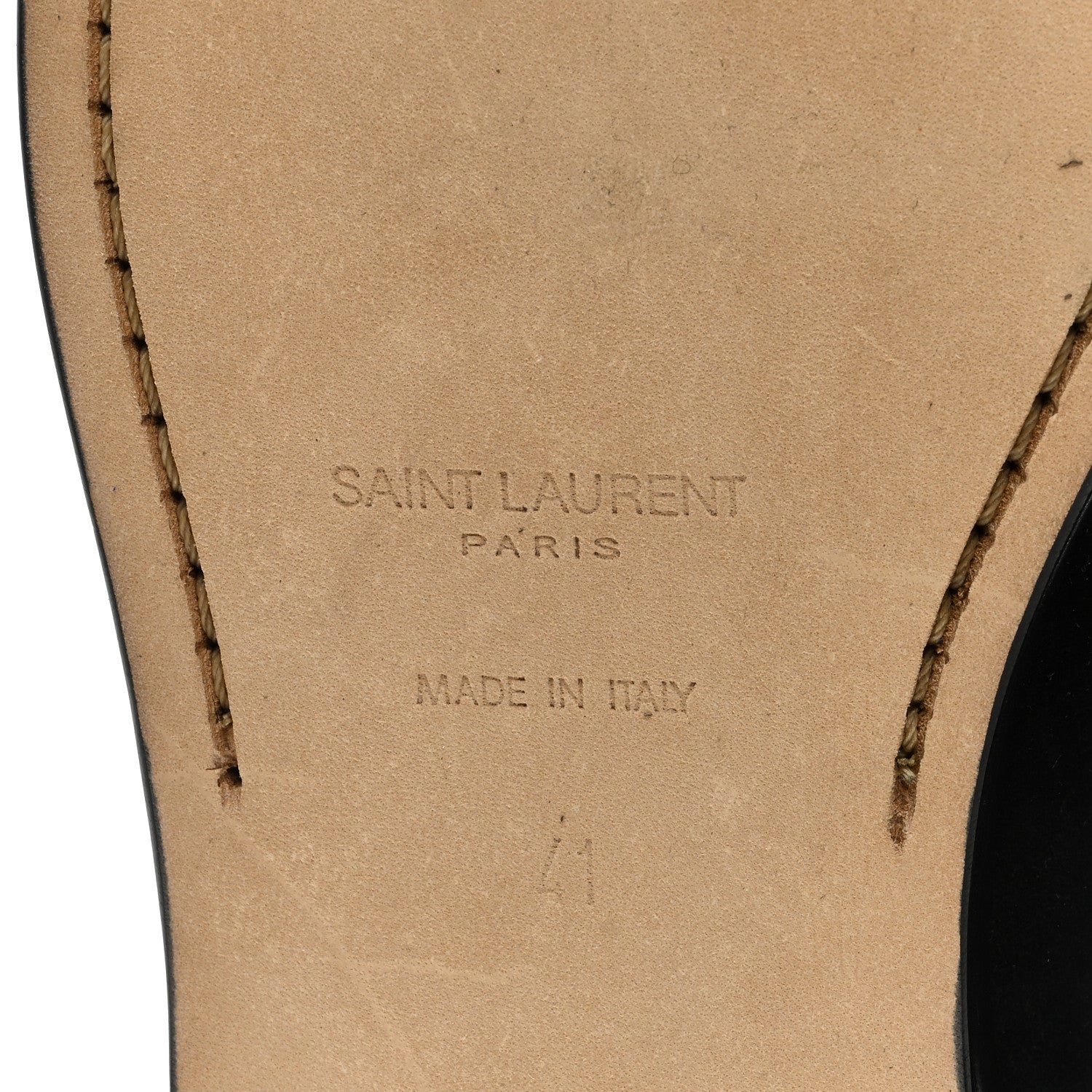Saint Laurent Suede Calf Hair Zebra Penny Loafers 41 Black White 6 of 7