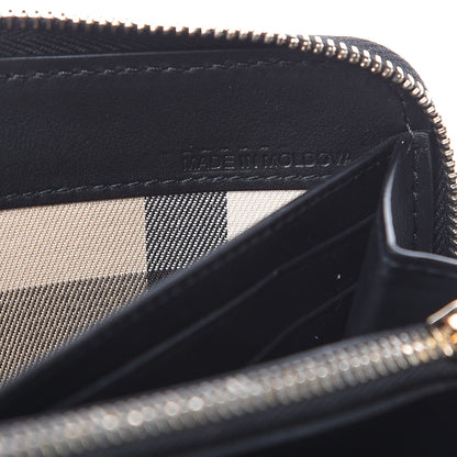 Burberry Soft Grain Calfskin Elmore Zip Around Wallet Black 8 of 8
