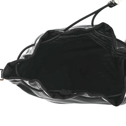 Prada Saffiano Tessuto Nylon Vela Bucket Wristlet Black 4 of 4