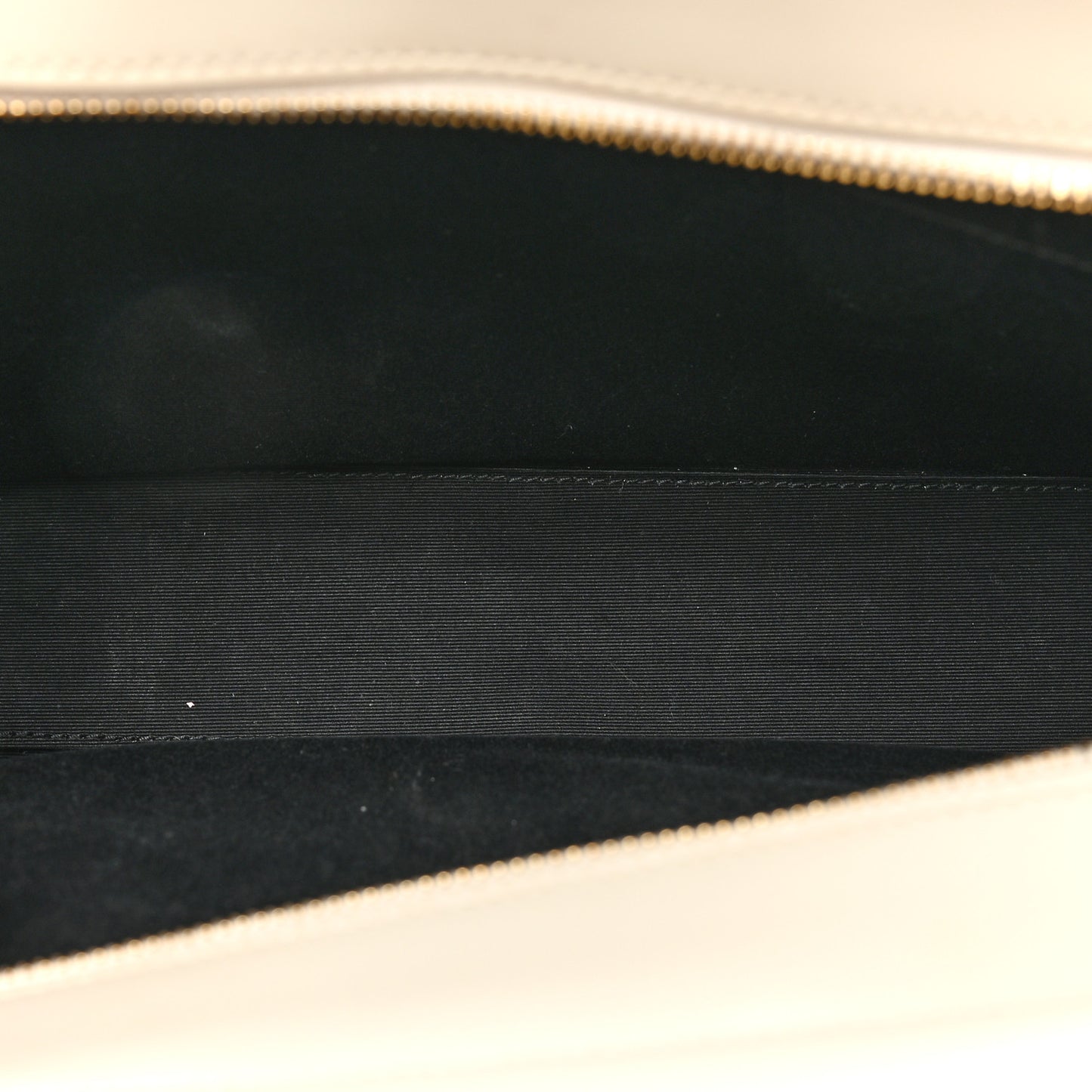 Shiny Calfskin Medium Uptown Tote White