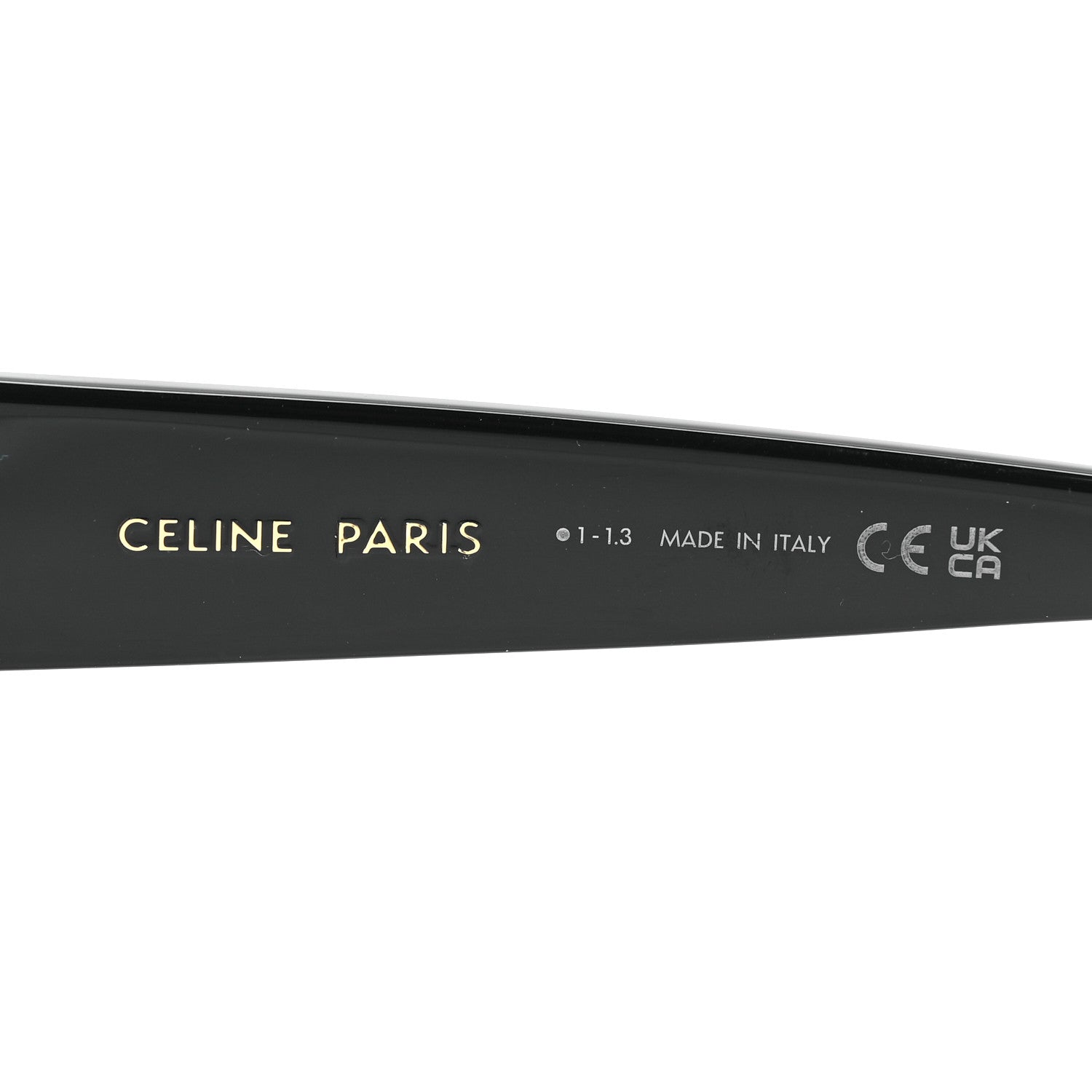 Celine Acetate Sunglasses CL 40226U Black 5 of 6