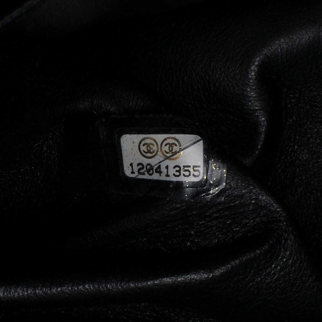 Quilted Leather 2.55 Reissue 227 Striped Black Flap