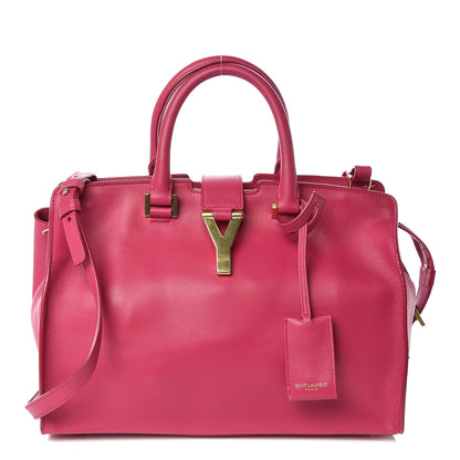 Saint Laurent Calfskin Small Classic Y Cabas Fuchsia 1 of 12