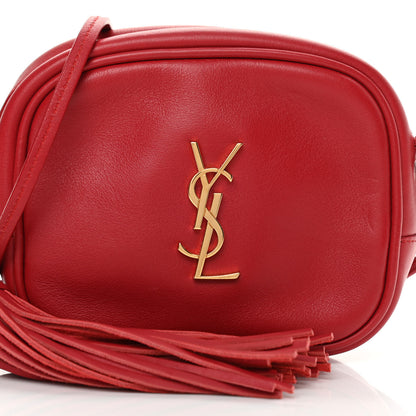 Saint Laurent Nappa Monogram Blogger Bag New Red 8 of 13